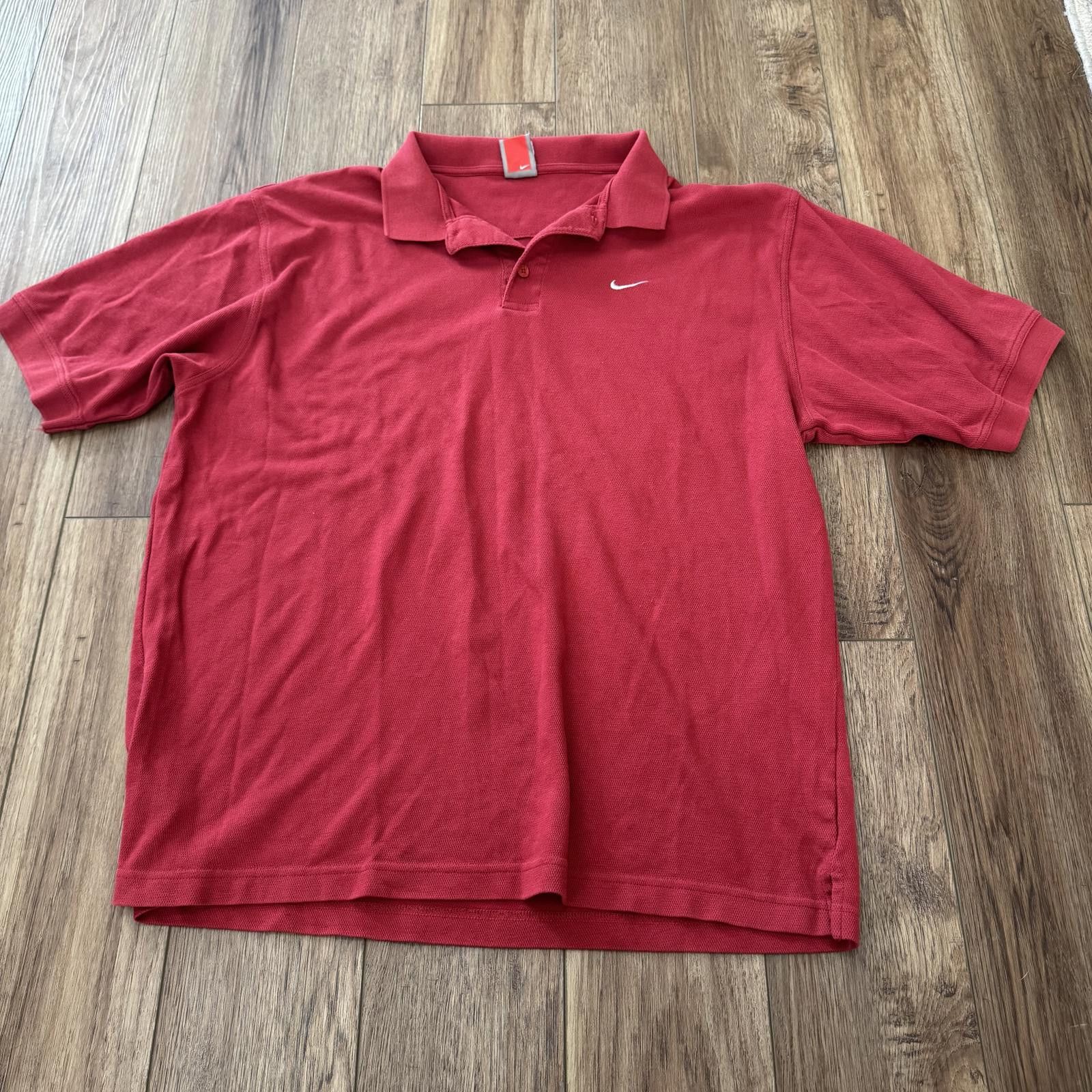 Nike Vintage Y2K Nike Team Swoosh Polo Shirt Size US XL / EU 56 / 4 - 1 Thumbnail