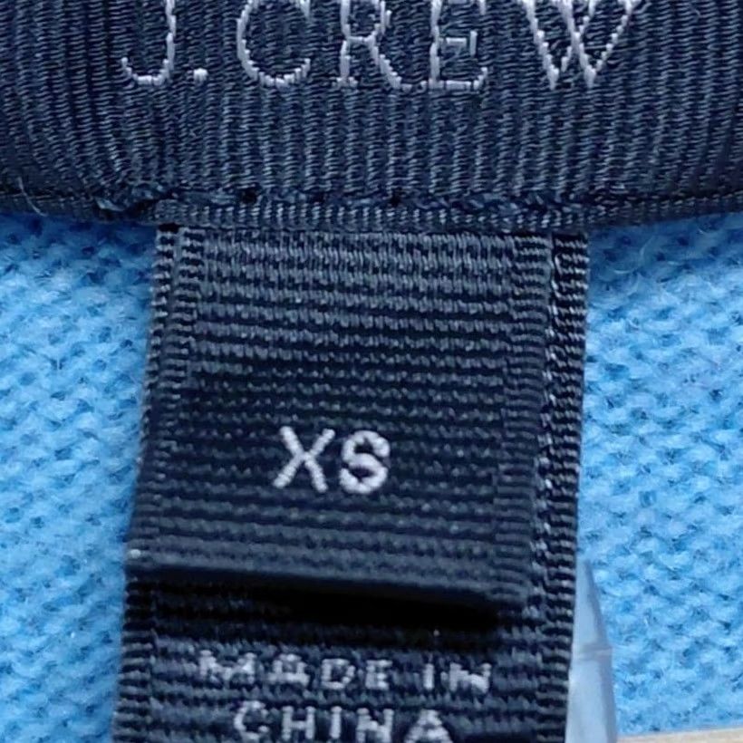 J.Crew NWT J.CREW Cardigan Wool Cashmere Blend Blue Solid Knit Women XS Size Size XS / US 0-2 / IT 36-38 - 4 Thumbnail