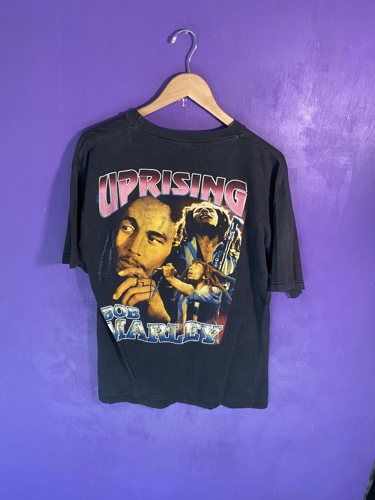 Rap Tees Vintage 90s Bob Marley uprising rap tee Size US L / EU 52-54 / 3 - 2 Thumbnail