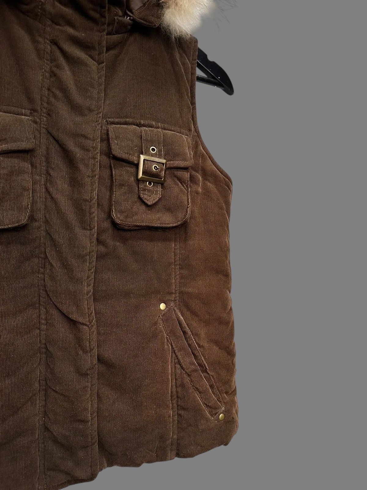 Japanese Brand JAPAN IFSIXWASNINE VEST Fyls Retro LGB Brown Fur Lined GOA M Size M / US 6-8 / IT 42-44 - 4 Thumbnail
