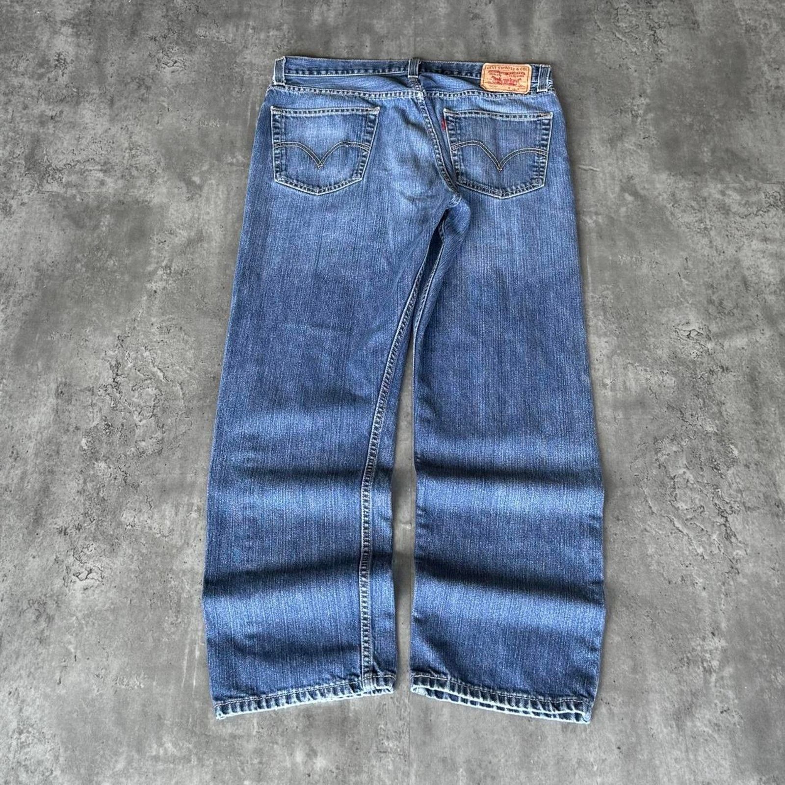 Levi's × Levi's Vintage Clothing × Vintage Vintage Y2K Levi’s 505 Regular Fit Essential Denim Jeans Size US 35 - 1 Thumbnail