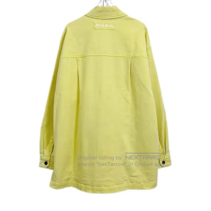 Miu Miu Miu Miu Yellow Women's Winter Jacket . Size XS / US 0-2 / IT 36-38 - 2 Thumbnail
