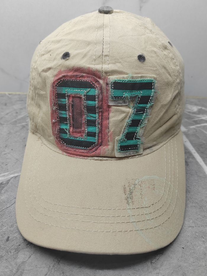Japanese Brand Vintage 07 Distressed Style Cap Hat Size ONE SIZE - 2 Thumbnail