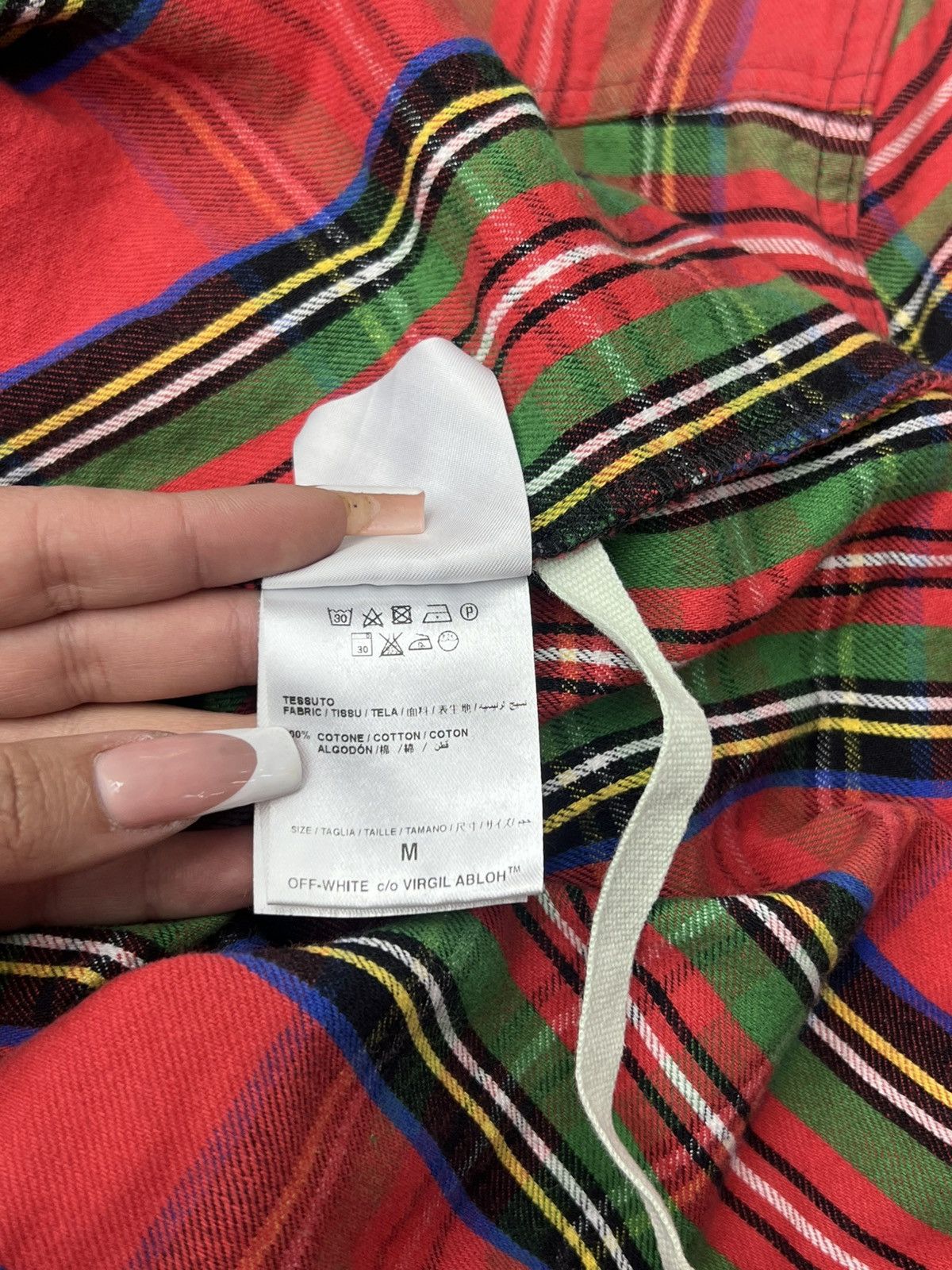 Off-White Off-White Spray Check Shirt Size US M / EU 48-50 / 2 - 13 Thumbnail