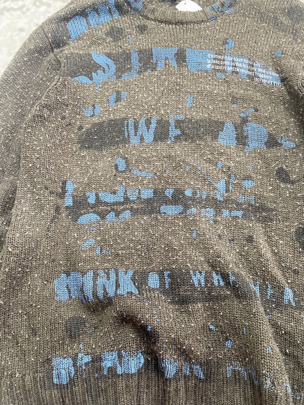 In The Attic 2000s IN THE ATTIC KNITWEAR SWEATER PUNK GRUNGE Size US L / EU 52-54 / 3 - 6 Thumbnail