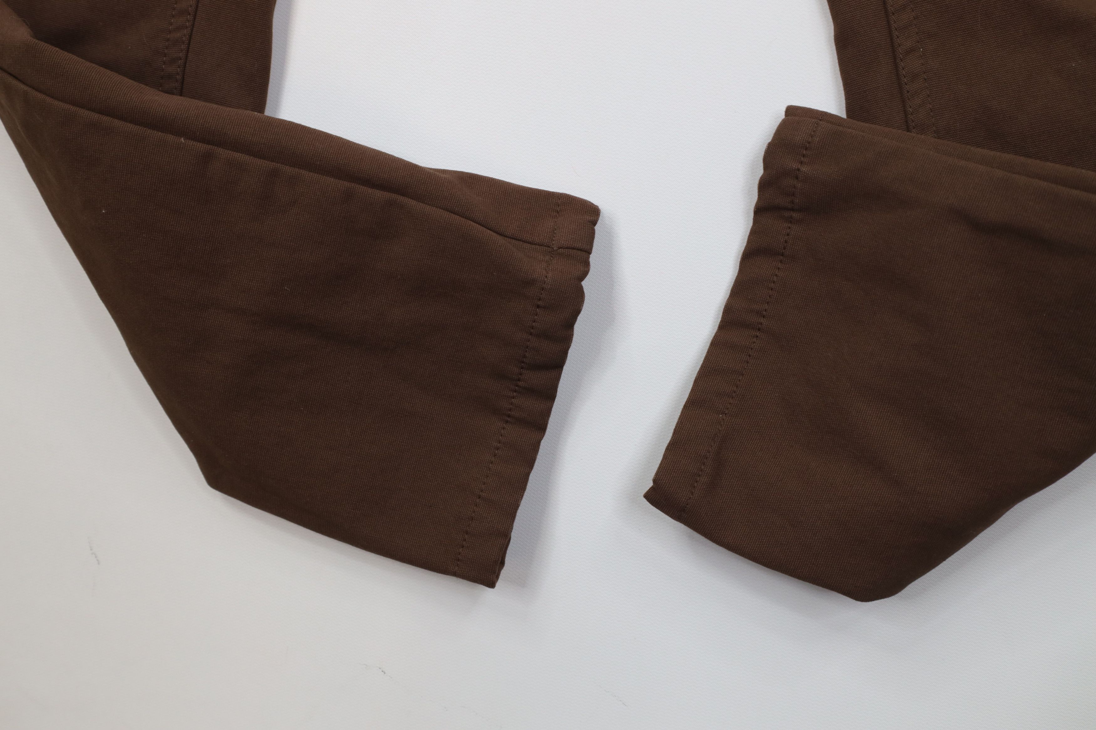 Vintage Jetty Mariner Flannel Lined Skinny Leg Canvas Pants Brown Size US 30 / EU 46 - 7 Thumbnail