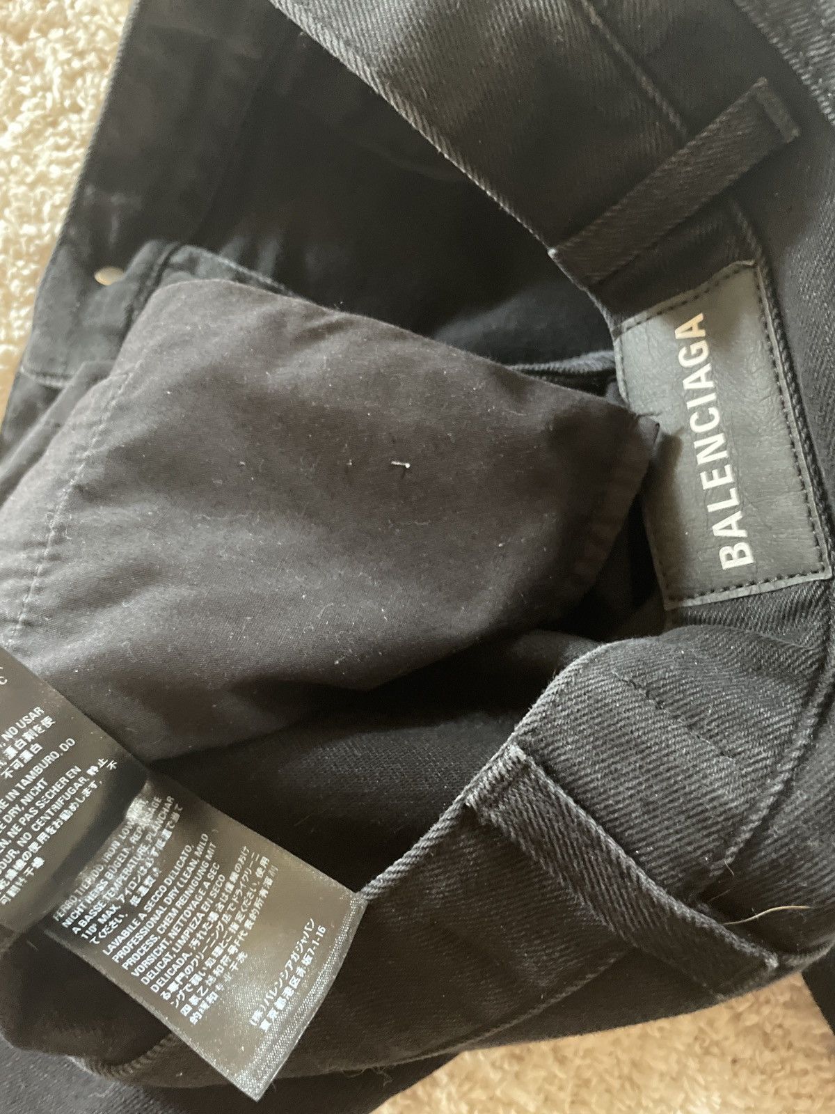 Balenciaga Balenciaga black denim Size US 30 / EU 46 - 9 Thumbnail