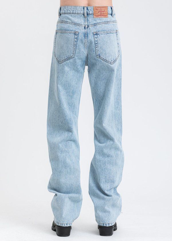 Y/Project Y/Project Unisex Blue Crystal Studded Tall Jeans — Size 30 Size US 30 / EU 46 - 4 Thumbnail