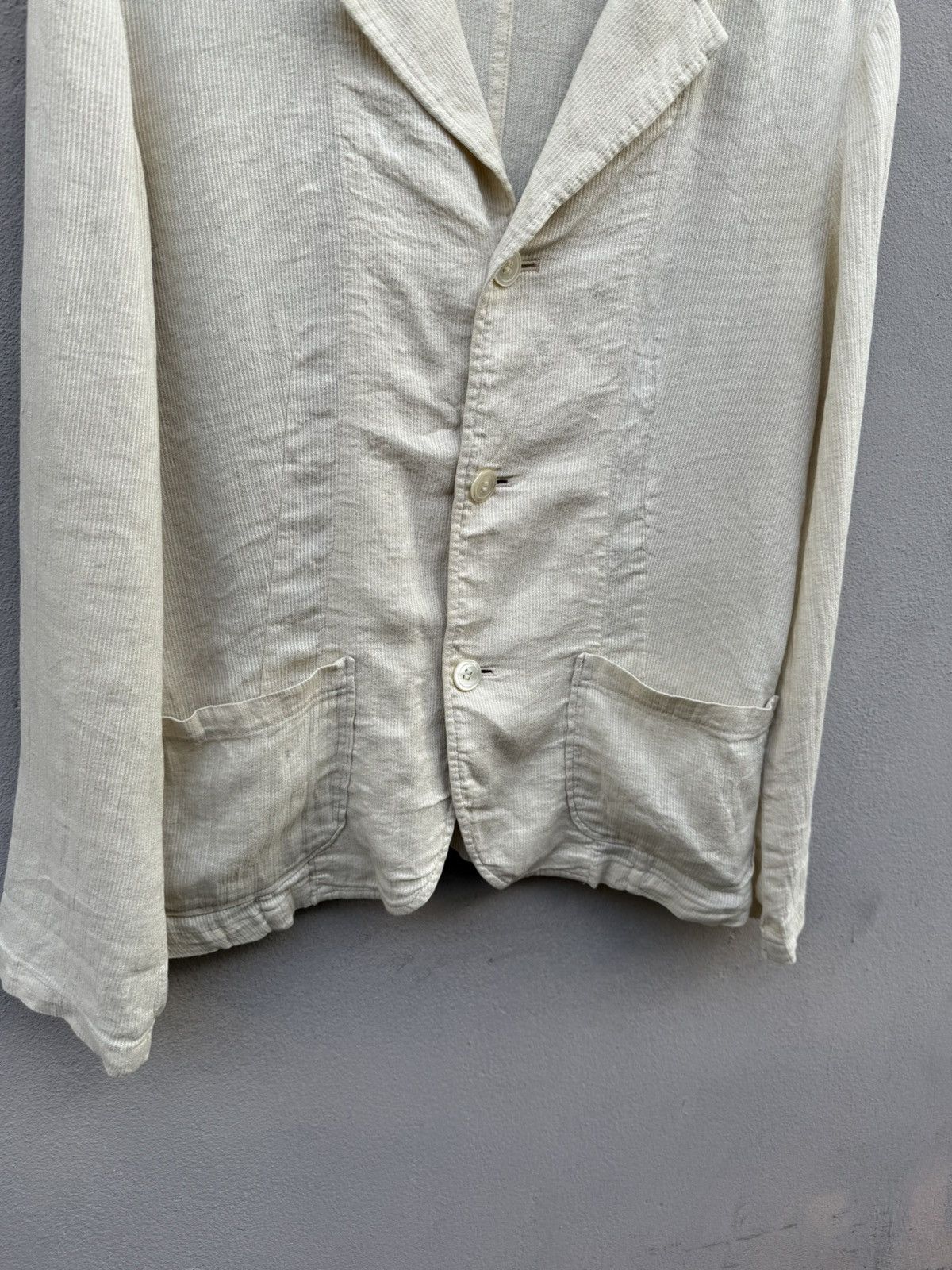 Issey Miyake Plantation by ISSEY MIYAKE Linen Overshirt Size US M / EU 48-50 / 2 - 5 Thumbnail