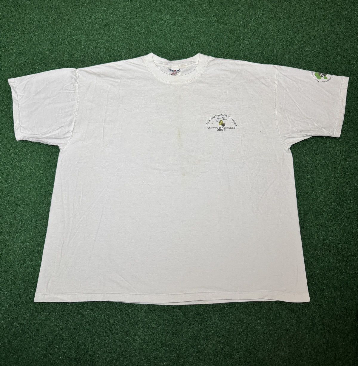 Vintage Notre Dame Basketball Tournament Flyin Irish XXL Boxy Shirt Size US XXL / EU 58 / 5 - 4 Thumbnail