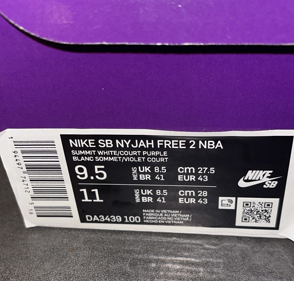 Nike SB NIKE SB NYJAH FREE 2 NBA Size US 9.5 / EU 42-43 - 6 Thumbnail