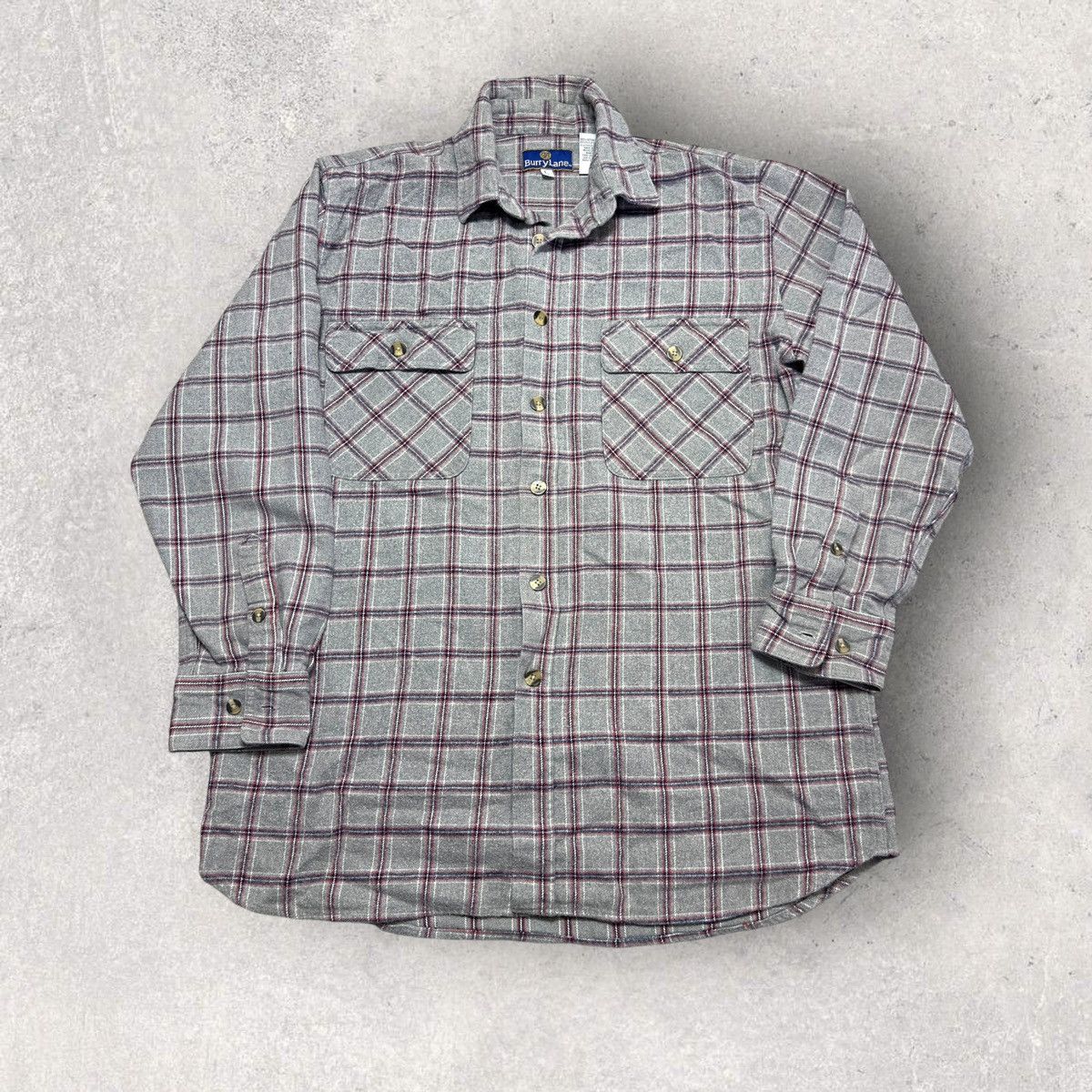 Vintage Vintage Burry Lane flannel shirt Size US L / EU 52-54 / 3 - 1 Thumbnail