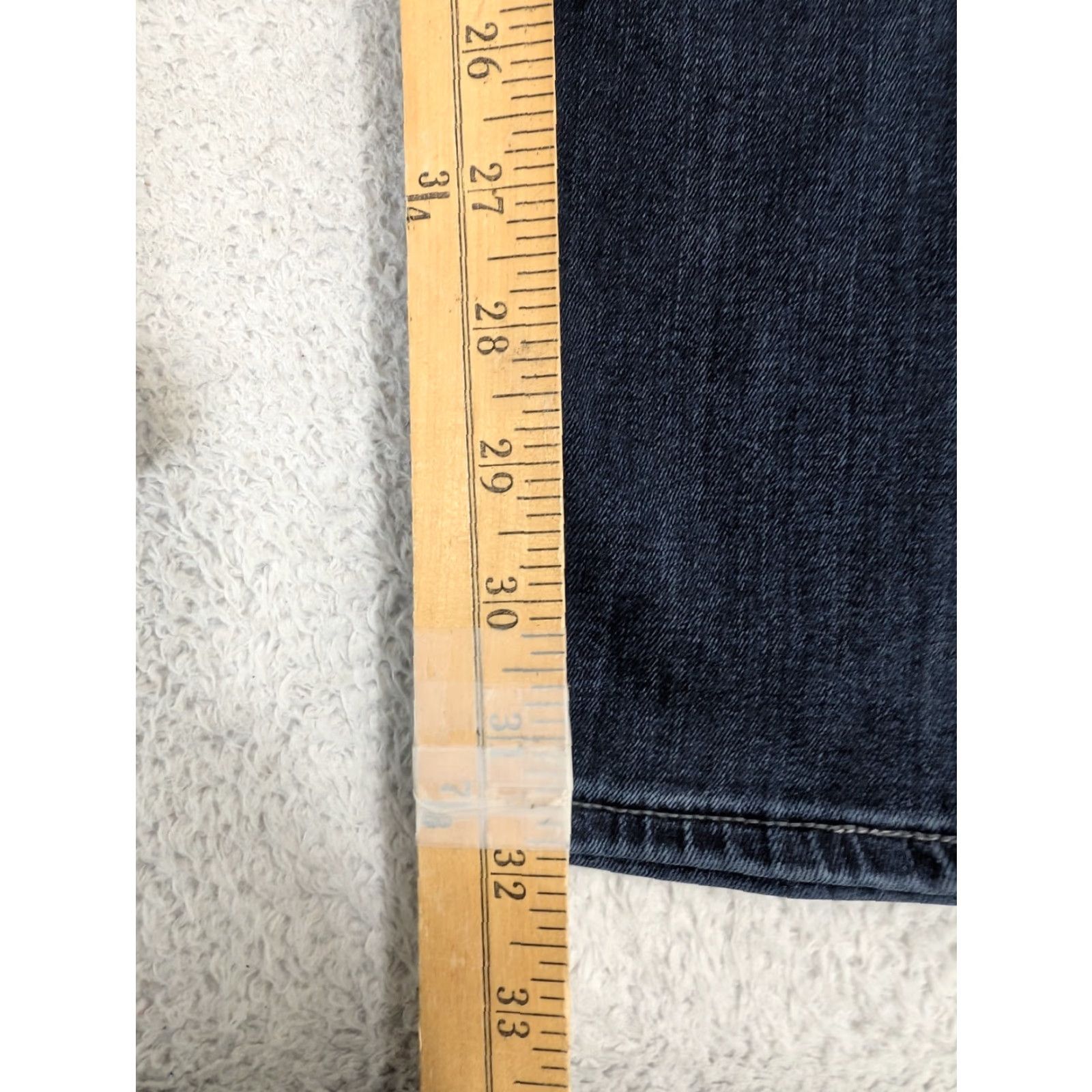 Banana Republic Banana Republic The Traveler Slim Jeans Men 33x32 Blue Denim Stretch Slim Straight 5-Pocket Logo Zipper Button Regular Rise Mid Vintage No Size US 33 - 6 Thumbnail