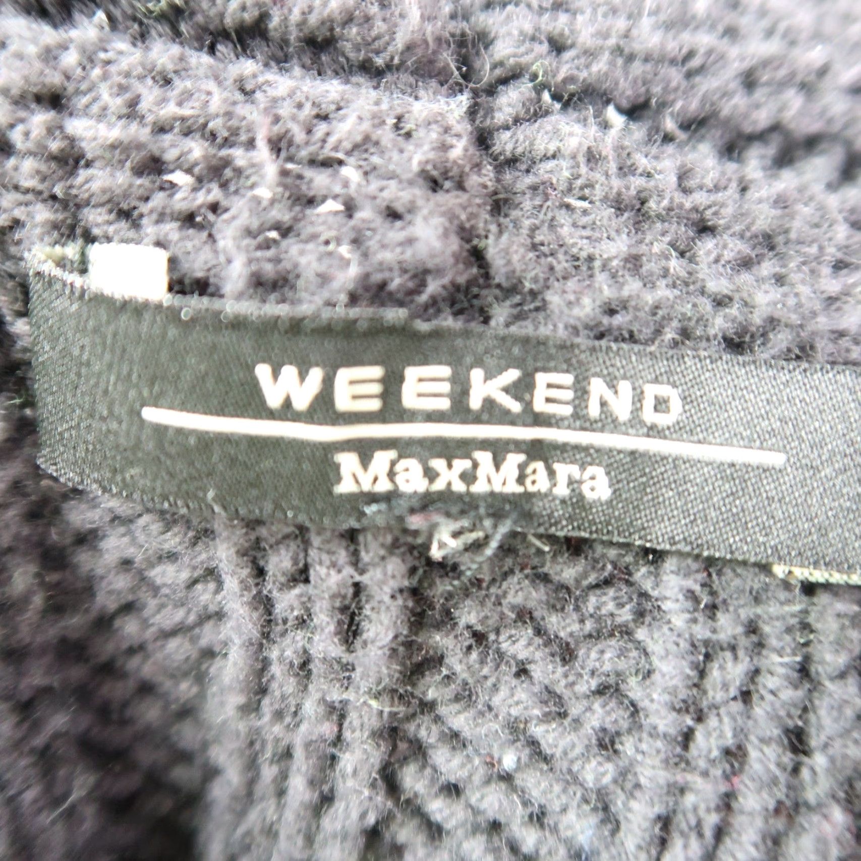 Vintage VINTAGE Weekend Max Mara Black Cotton Cable Knit Long Duster Cardigan Sweater S Size S / US 4 / IT 40 - 5 Thumbnail