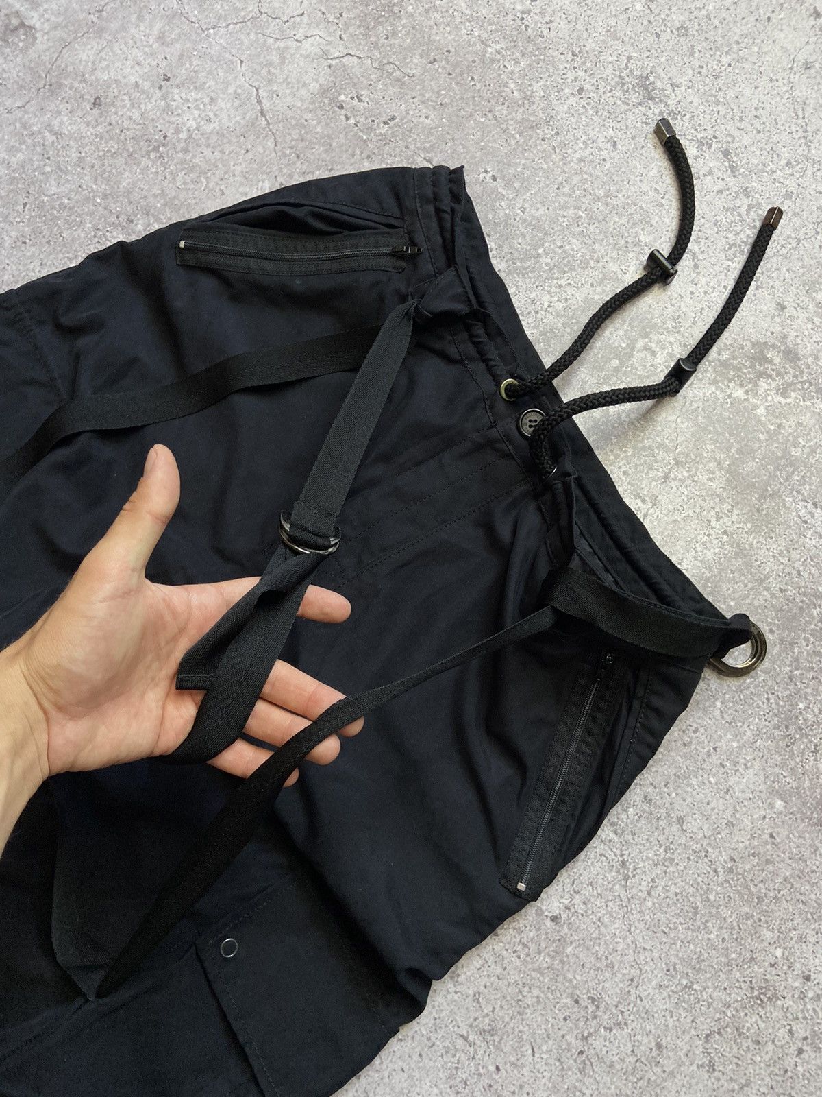 Japanese Brand Exotic Voyage Skull Logo Cargo Bondage Pants Italy Size US 30 / EU 46 - 6 Thumbnail