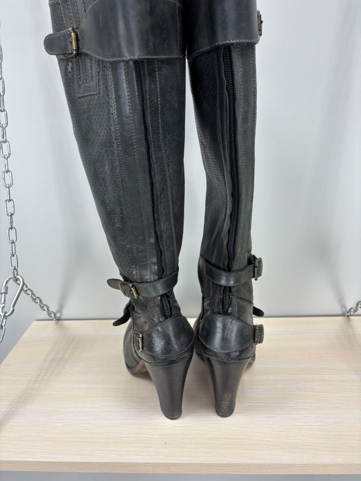 Belstaff Womens boots Belstaff Size 39 Color Gray/Black Size US 9 / IT 39 - 5 Thumbnail
