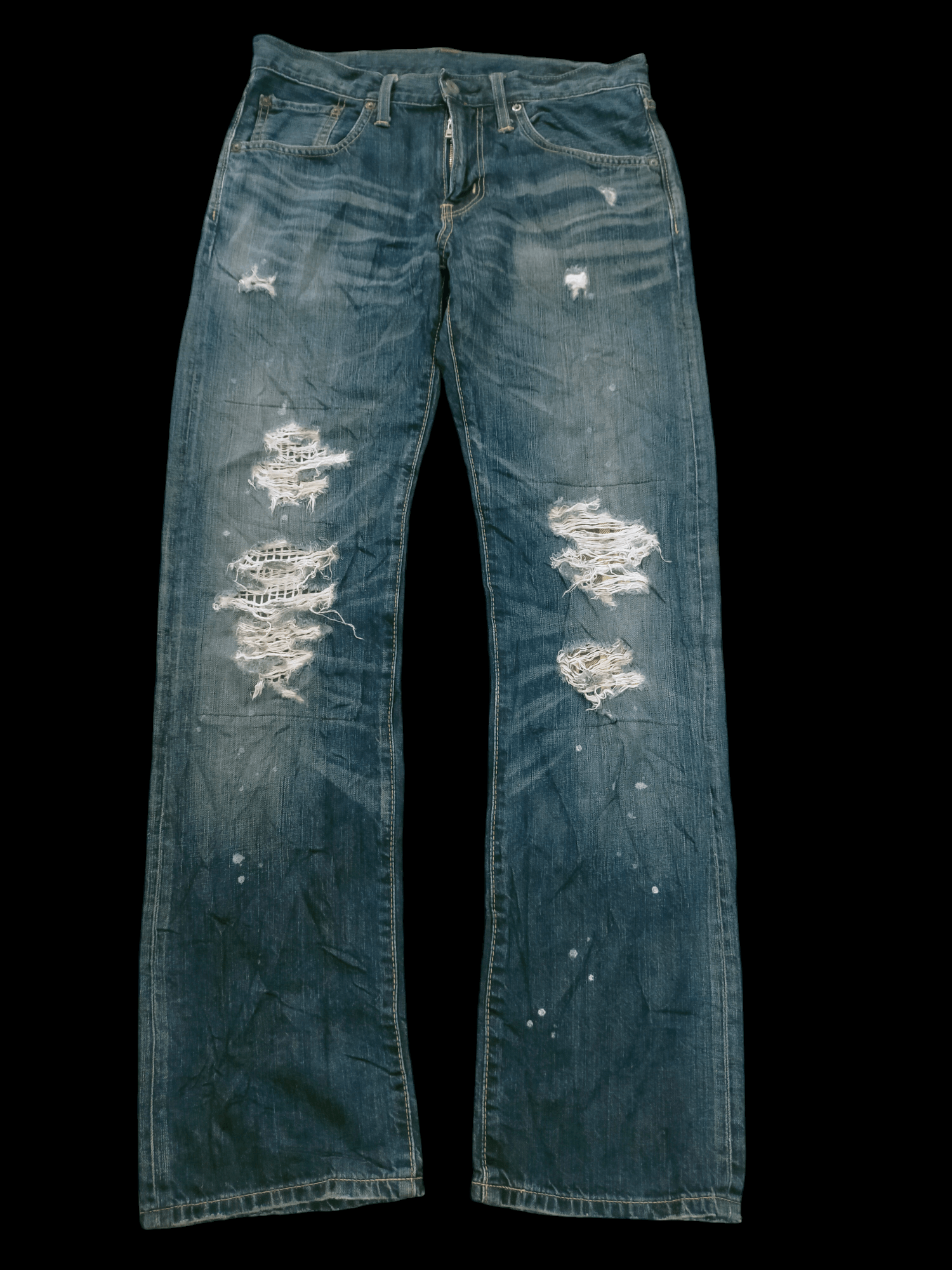 Edwin × Seditionaries 🔥 Distressed 🔥 Edwin 503VG Kurt Cobain Style Jeans Size US 30 / EU 46 - 1 Thumbnail