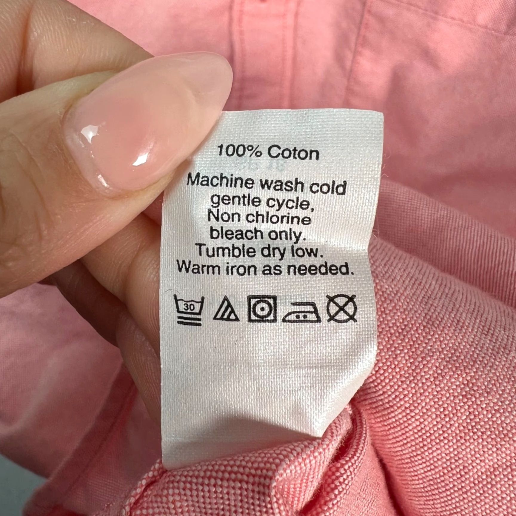 J.Crew J.CREW Button-Up Shirt Mens Medium 15-15.5 Pink 100% Cotton Solid Long Sleeve Collared Pocketed Casual Regular Fit, Size US M / EU 48-50 / 2 - 4 Thumbnail