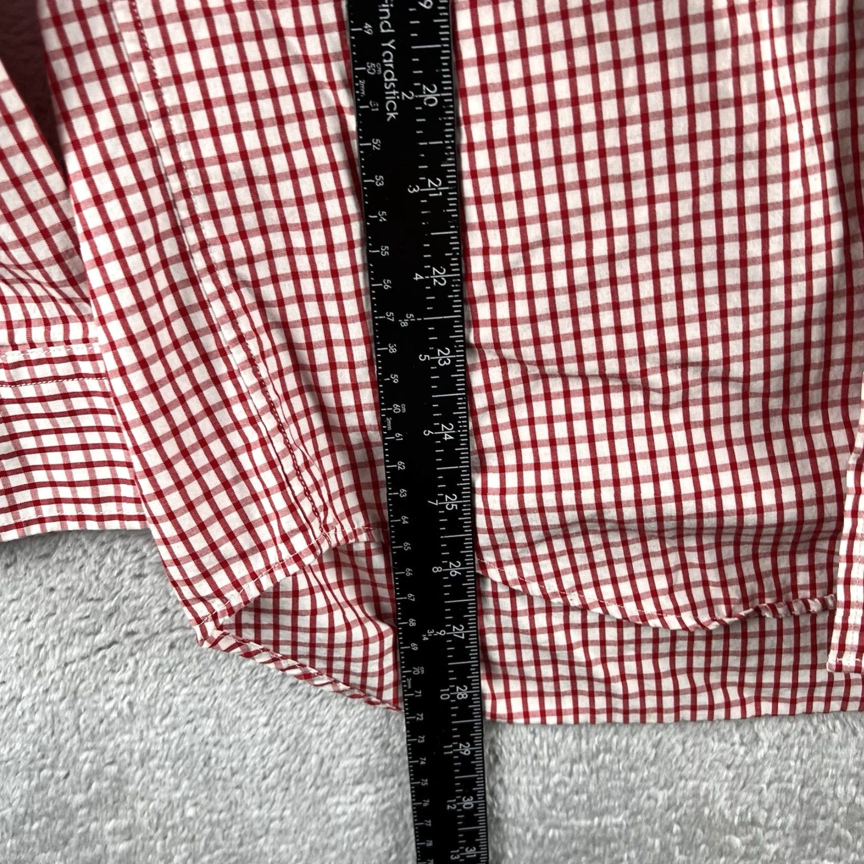 Vineyard Vines Vineyard Vines Shirt Mens Medium Button-Up Checkered Red White Whale Knit Cotton Long Sleeve Collared Classic Button Down Embroidered Size US M / EU 48-50 / 2 - 4 Thumbnail