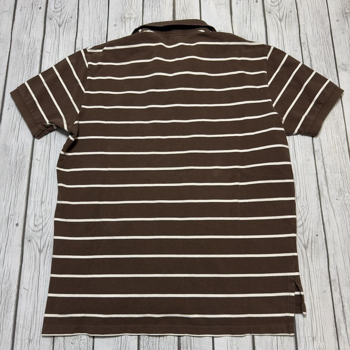 Polo Ralph Lauren × Vintage Vintage Polo striped shirt Size US XL / EU 56 / 4 - 2 Thumbnail