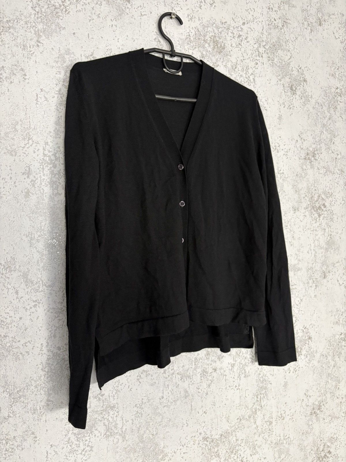 Miu Miu Miu Miu SS21 Button-Up Virgin Wool Silk Cardigan Black 42 Size M / US 6-8 / IT 42-44 - 1 Thumbnail