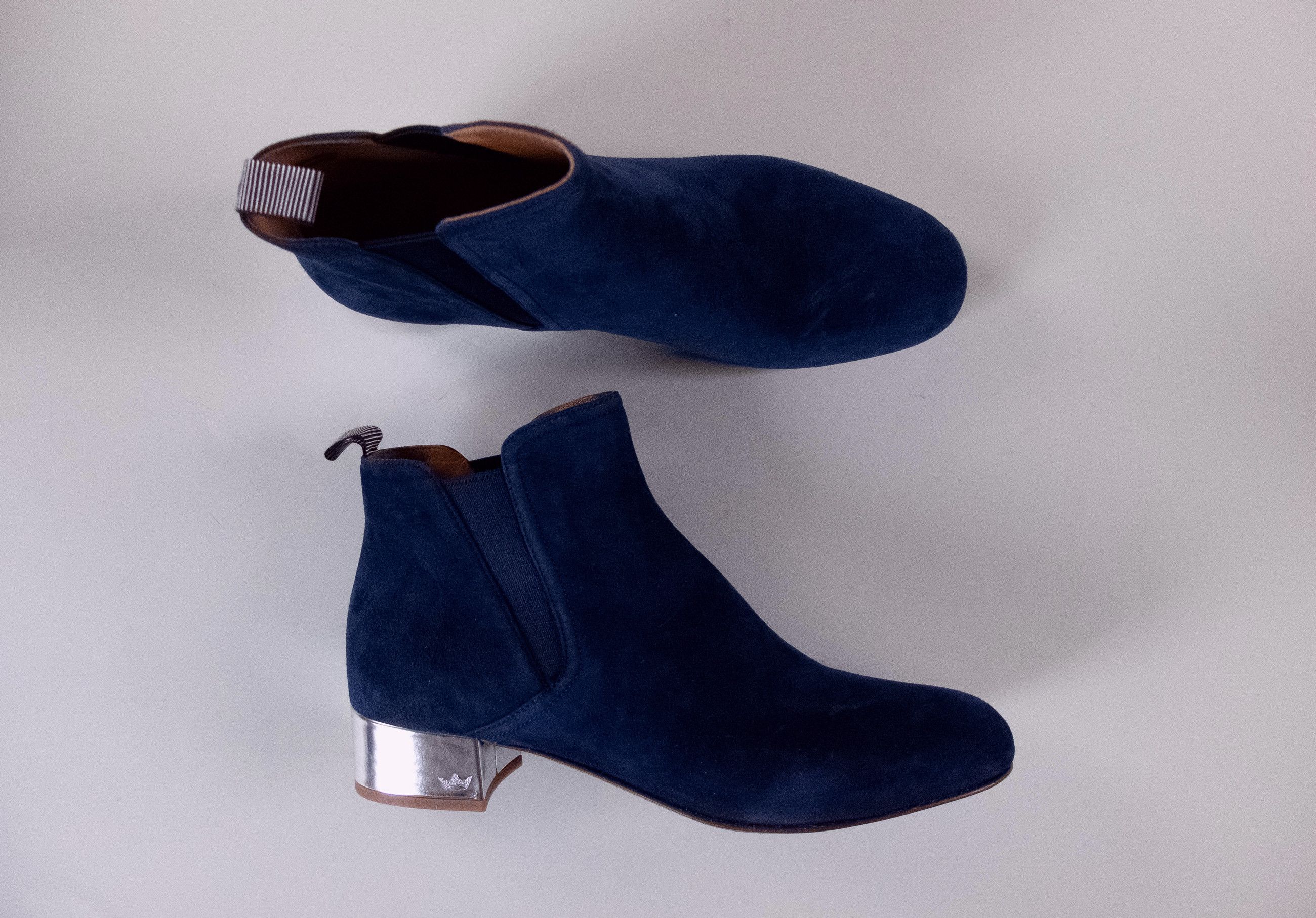Church's CHURCH'S Beatles classic blue suede ankle boots 8.5 38.5 Size US 8.5 / IT 38.5 - 2 Thumbnail