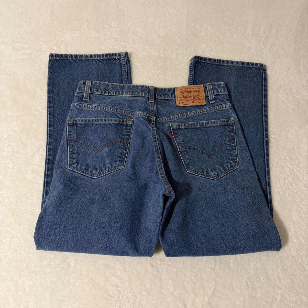 Levi's Repaired Vintage Levi’s 517 Bootcut Jeans Size US 34 / EU 50 - 5 Thumbnail