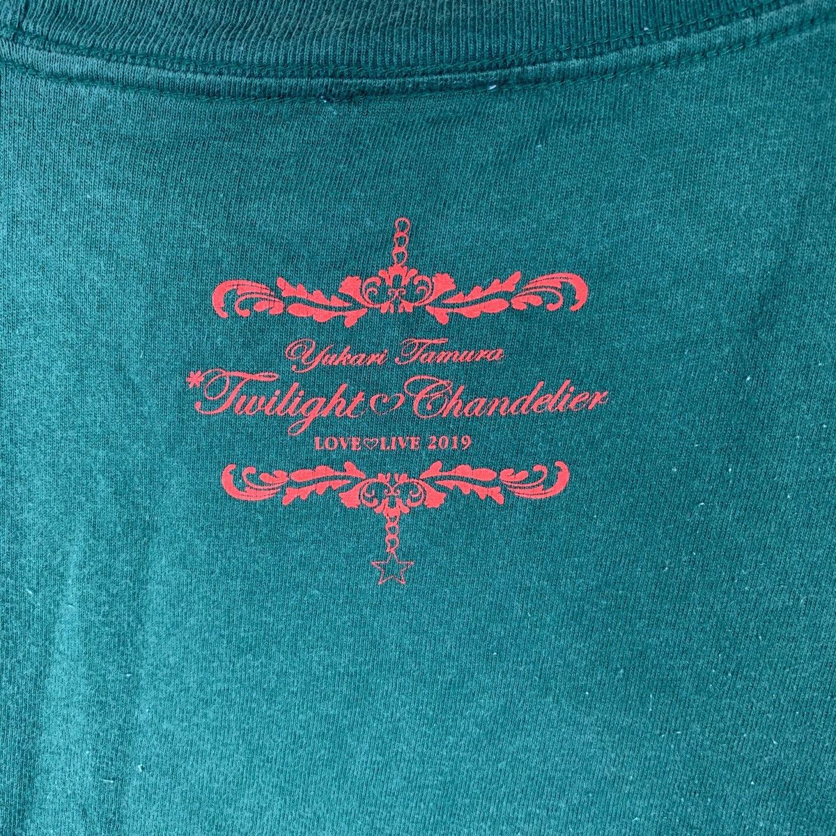 Vintage LOVE LIVE! YUKARI TAMURA Twilight Chandelier Tee Shirt Top Size US S / EU 44-46 / 1 - 6 Thumbnail