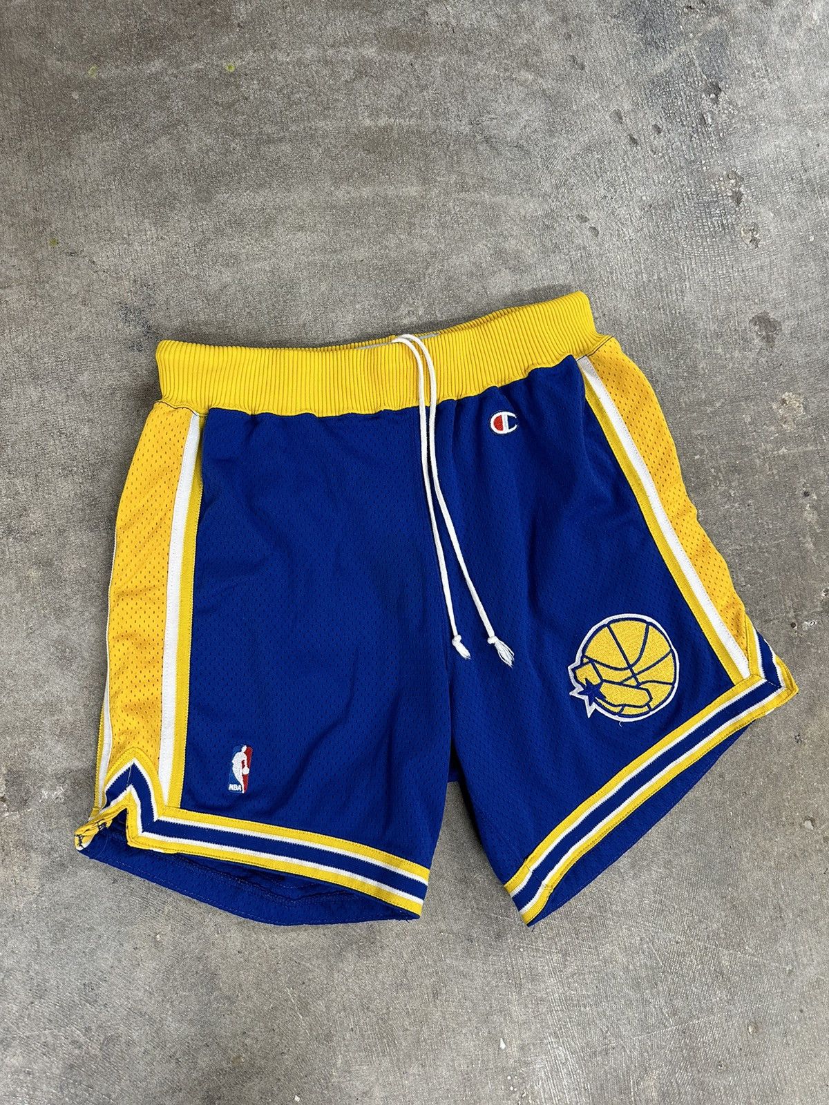 Champion Vintage 90s Champion Golden State Warriors Authentic Pro Cut Size US 38 / EU 54 - 3 Thumbnail