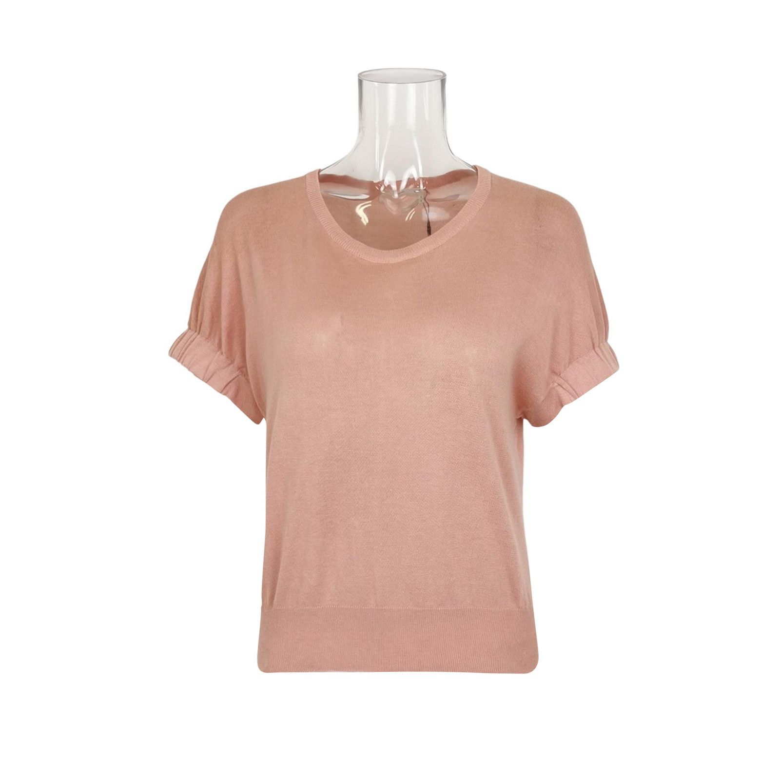 Prada Prada Cotton Knit Crewneck Short Sleeve Top 0079 Size US M / EU 48-50 / 2 - 1 Thumbnail