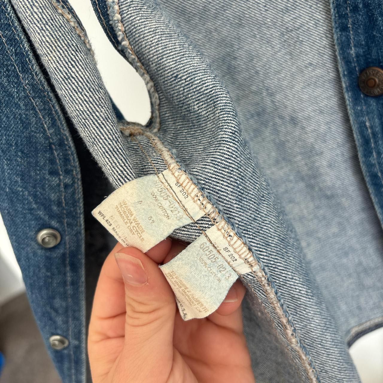 Levi's Vintage Clothing True Vintage 70s Denim Levi’s Vest Western Orange Tab Medium Size M / US 6-8 / IT 42-44 - 6 Thumbnail