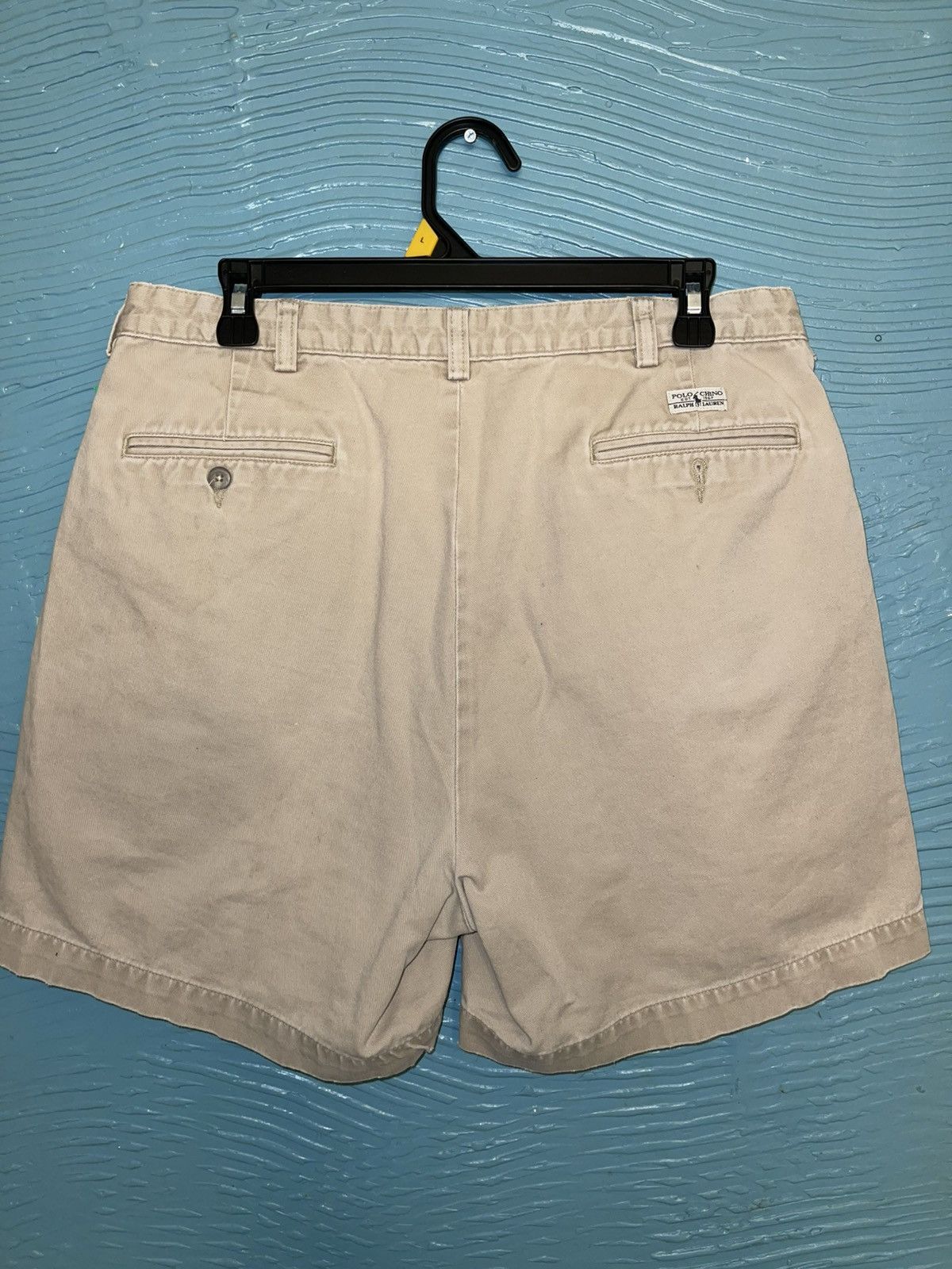 Polo Ralph Lauren Men’s Polo Ralph Lauren tan flat front shorts Size US 34 / EU 50 - 2 Thumbnail