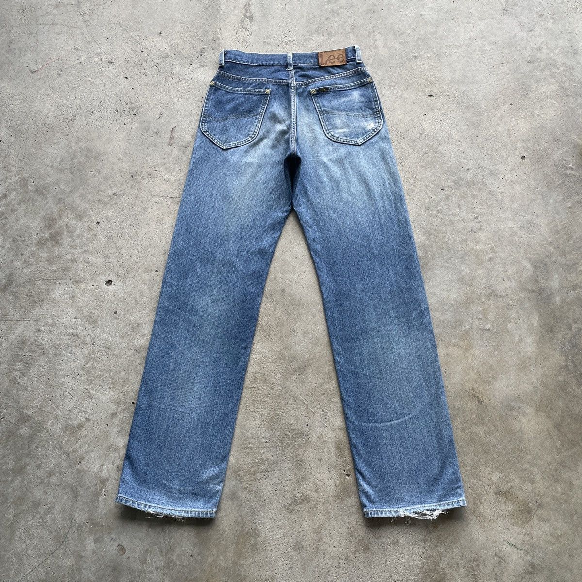 Japanese Brand Vintage Japan Lee Faded Fly Button Jeans Pants Denim W27 Size US 27 - 12 Thumbnail