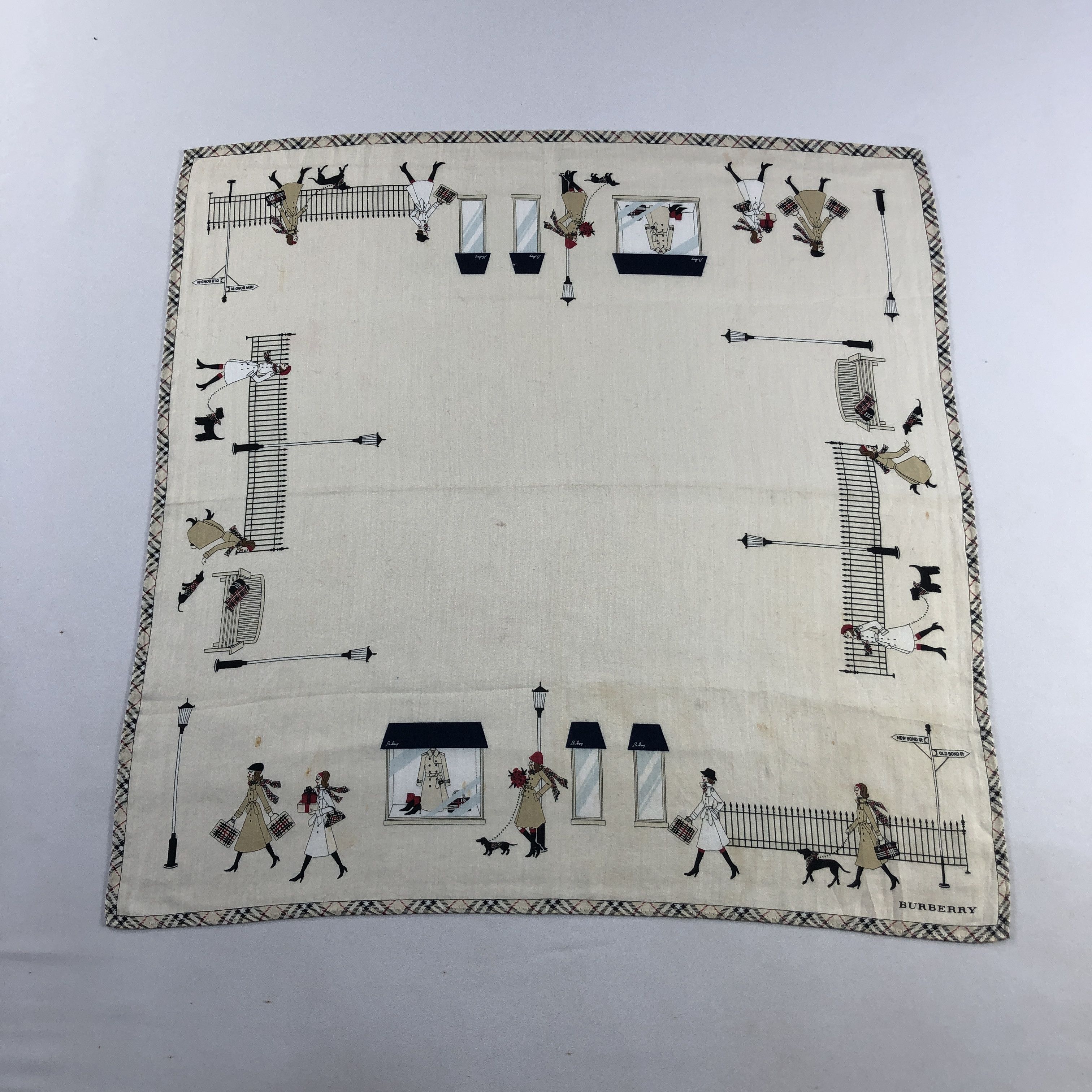 Burberry Handkerchief Neckerchief Bandana H2574