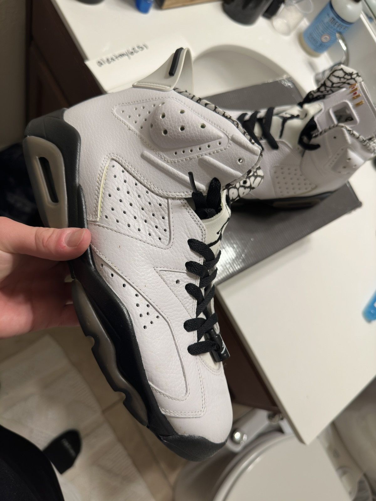 image of Jordan Brand 6 Motorsports 2010 Shoes in White, Men's