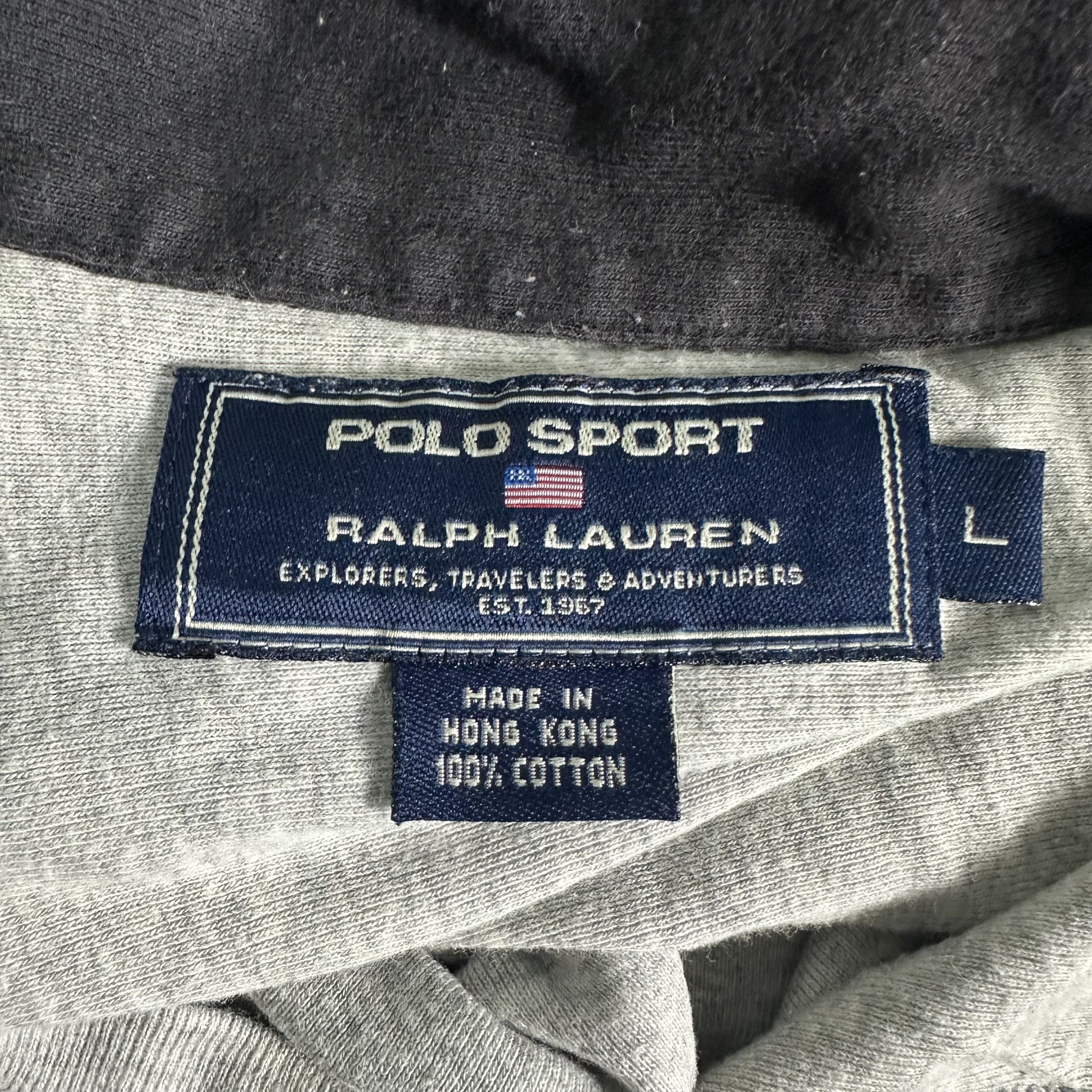 Ralph Lauren Sport 🔥RARE🔥Vtg Polo Sport Ralph Lauren Push Button Polo Shirt Size US L / EU 52-54 / 3 - 6 Thumbnail