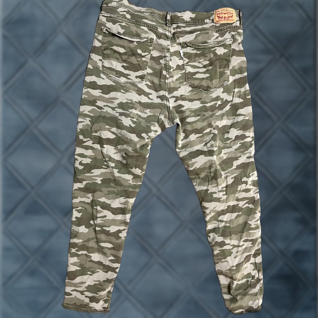 Levi's Levis 720 Jeans Womens 33 Green Camo High Rise Super Skinny Crop Denim Size 24" / US 00 / IT 34 - 1 Thumbnail