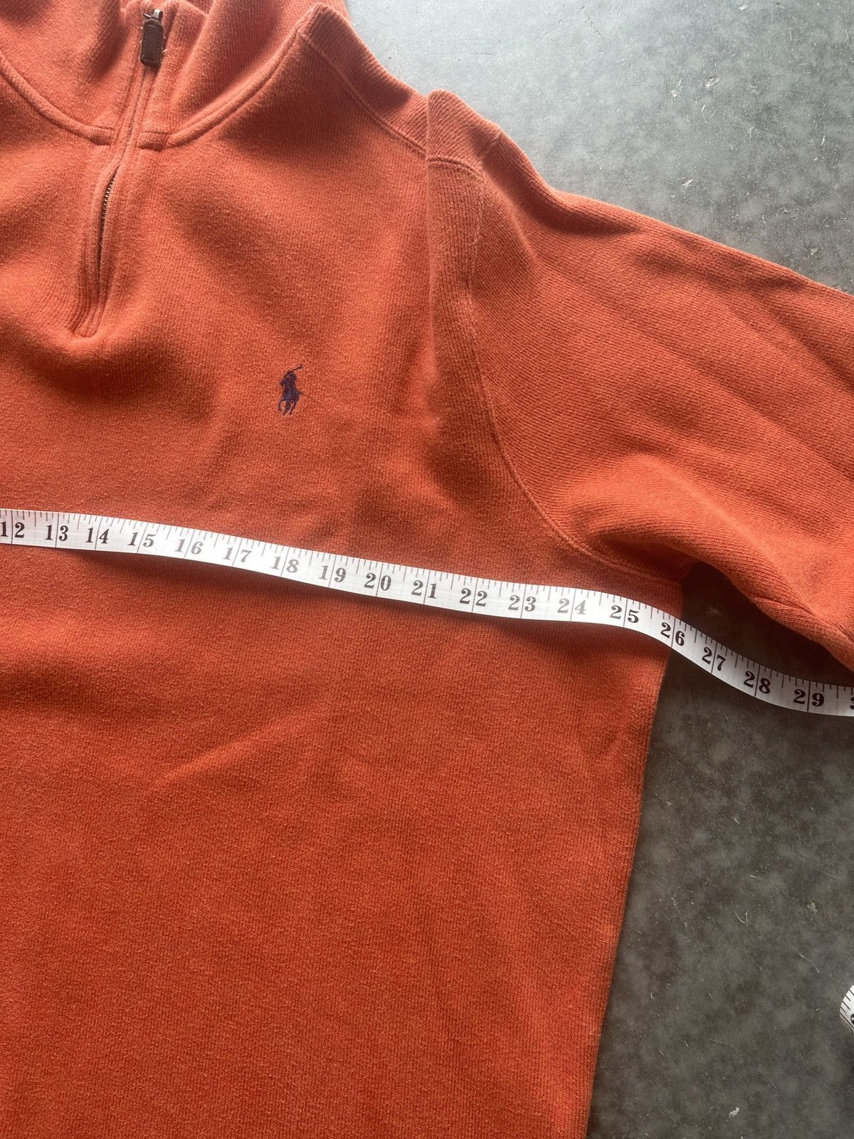 Polo Ralph Lauren × Vintage Vintage Y2K Polo Ralph Lauren Quarter Zip Sweatshirt Size US XL / EU 56 / 4 - 4 Thumbnail