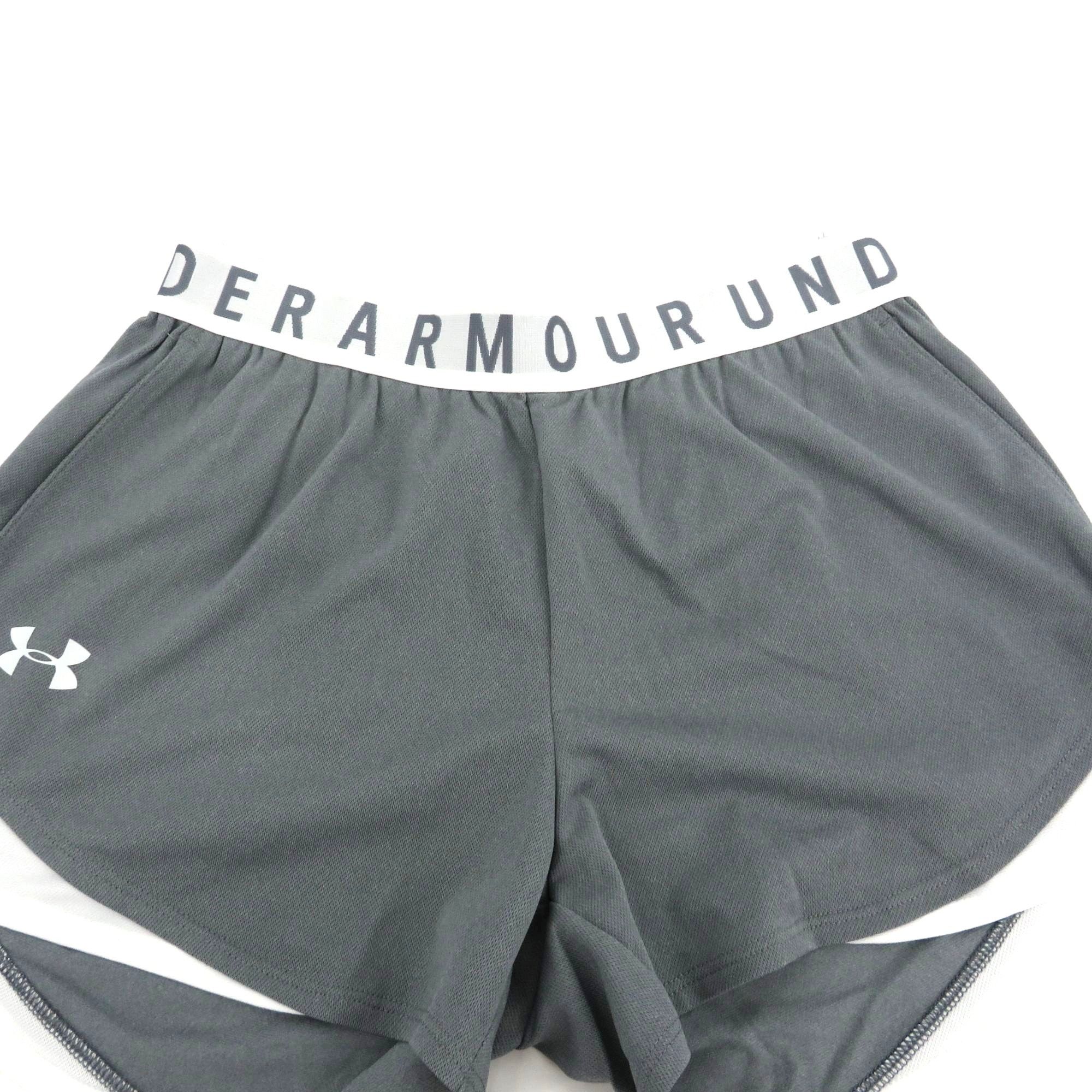 Under Armour Under Armour Womens Running Shorts Gray White Size S NWOT Size 26" / US 2 / IT 38 - 3 Thumbnail