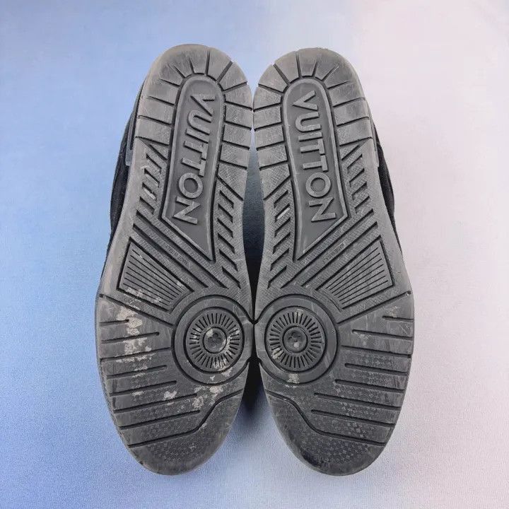 Louis Vuitton Louis Vuitton Trainer Black Sneakers -2508 Size US 9.5 / EU 42-43 - 3 Thumbnail