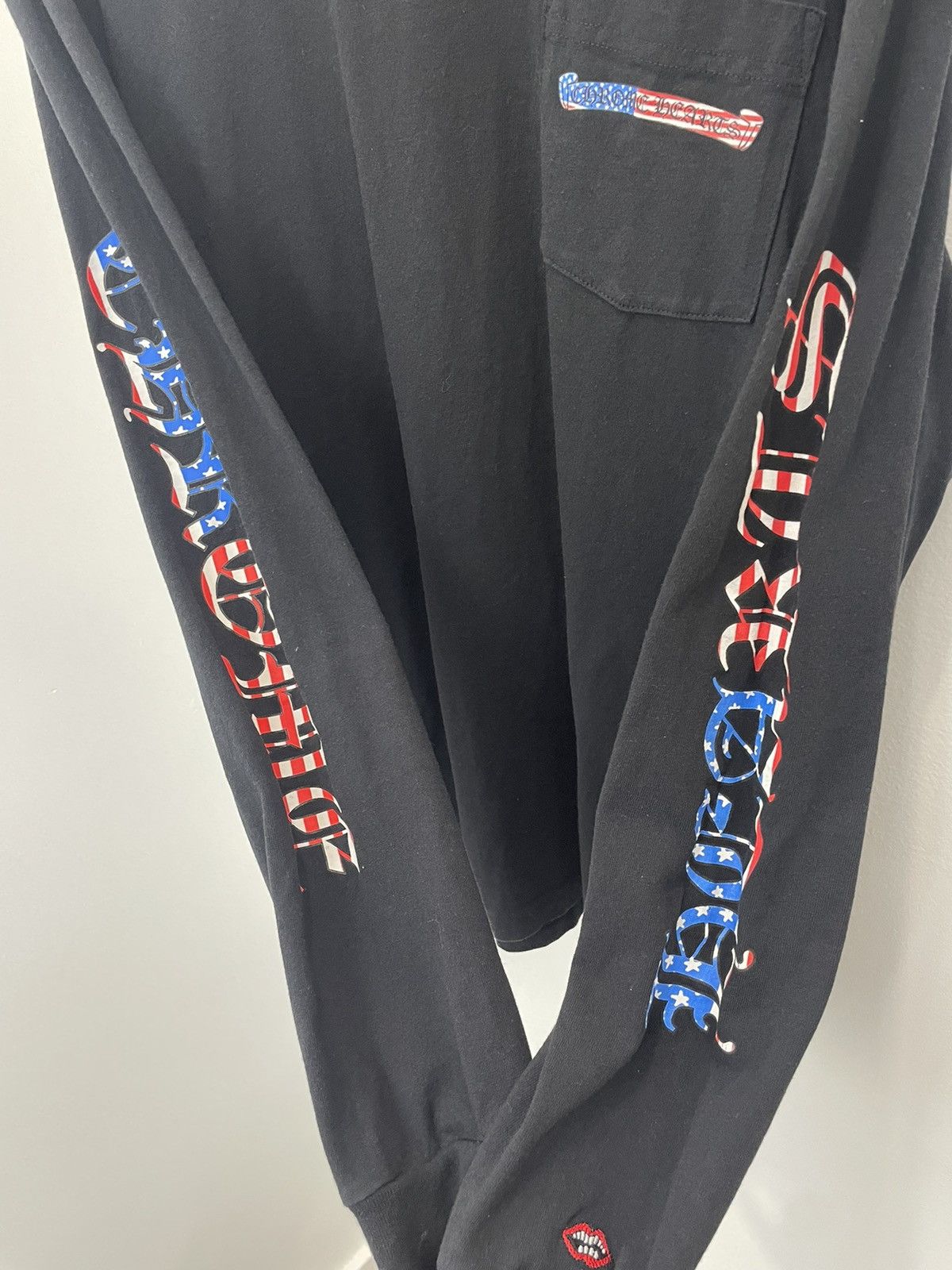 Chrome Hearts Chrome Hearts Matty Boy America Long Sleeve T-shirt Size US XXL / EU 58 / 5 - 4 Thumbnail