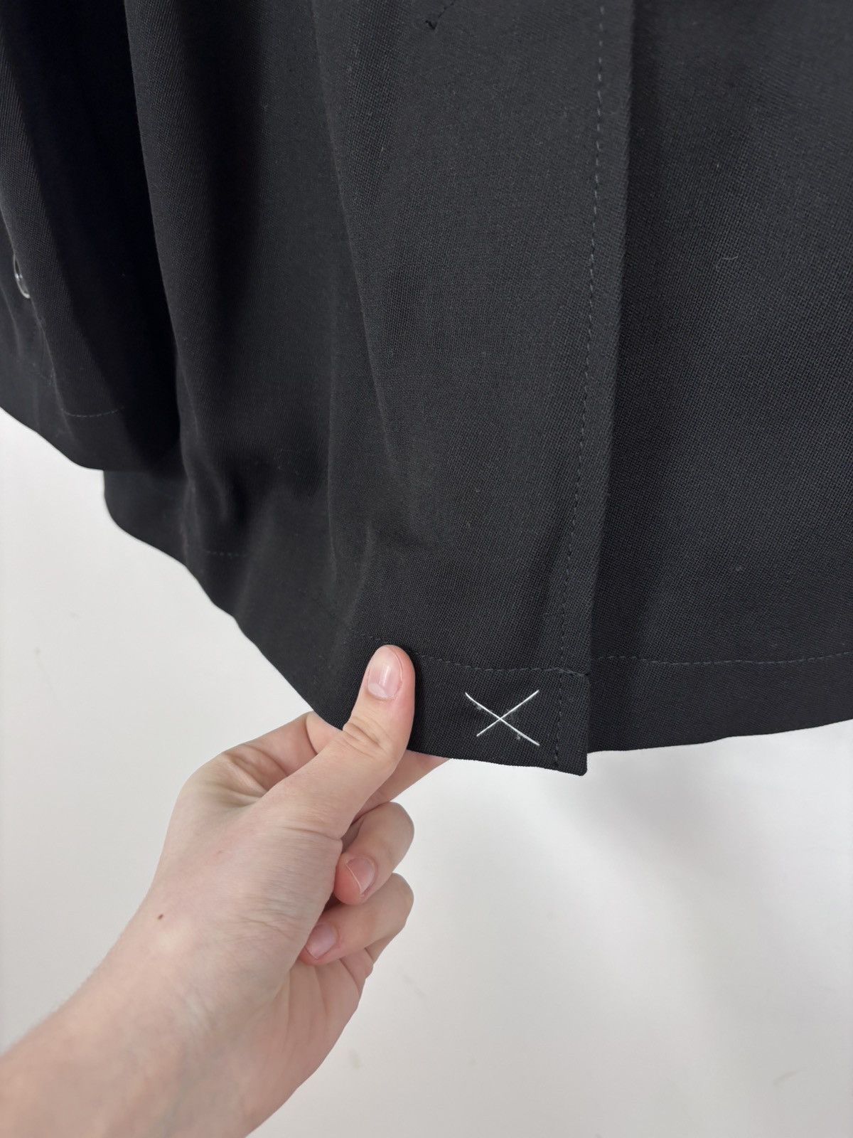 Arket Arket Women’s Black Wool Twill Double Breasted Peacoat Coat Size M / US 6-8 / IT 42-44 - 24 Thumbnail