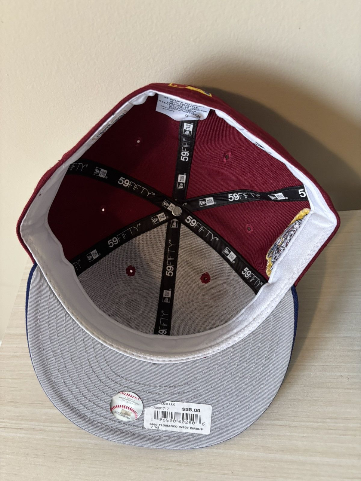 Hat Club Marlins Fitted Size 7 1/2 Sangria Collection HatClub Size ONE SIZE - 6 Thumbnail
