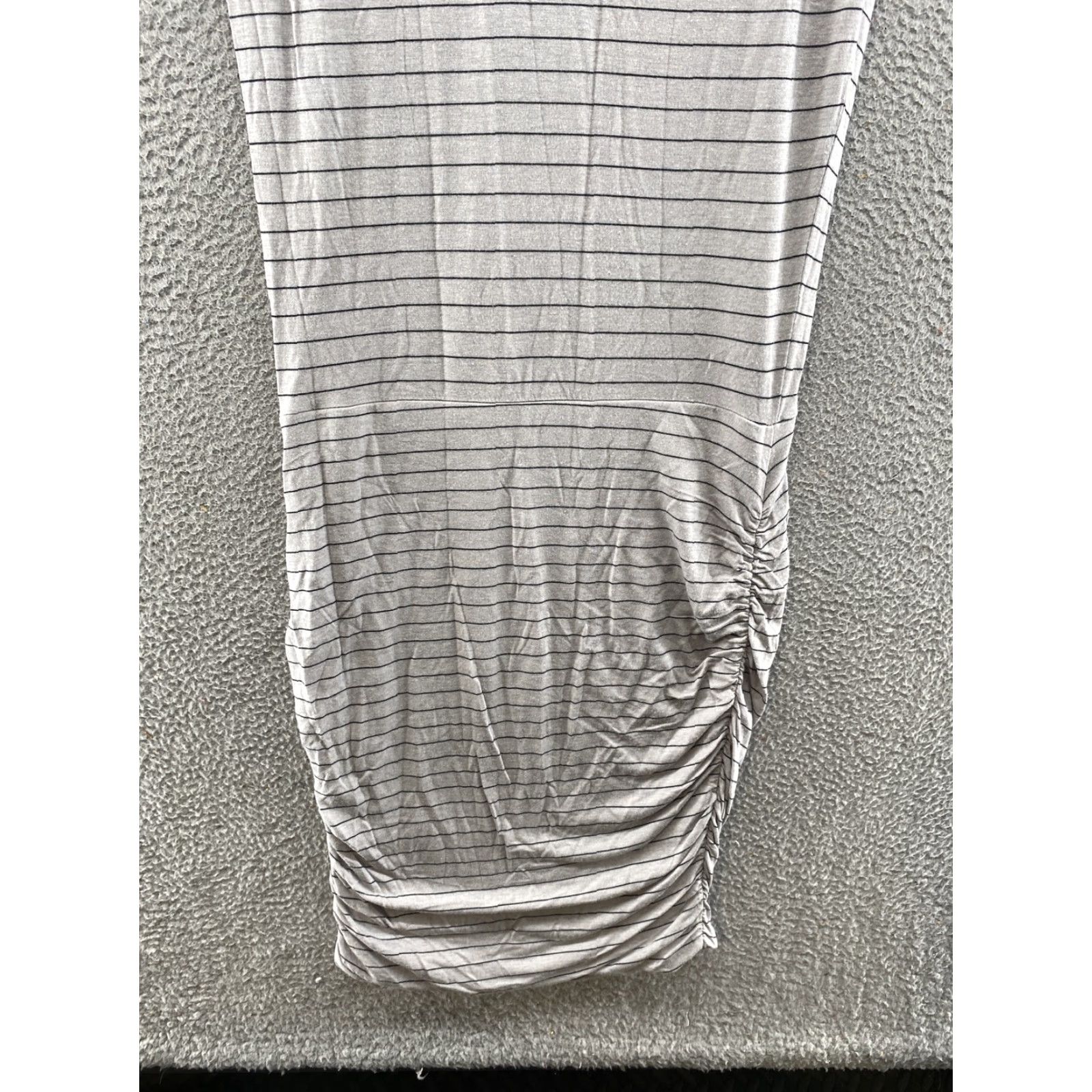 Prana Prana Stretch Striped Gray Pencil Shirt Dress Women M Size Size M / US 6-8 / IT 42-44 - 2 Thumbnail