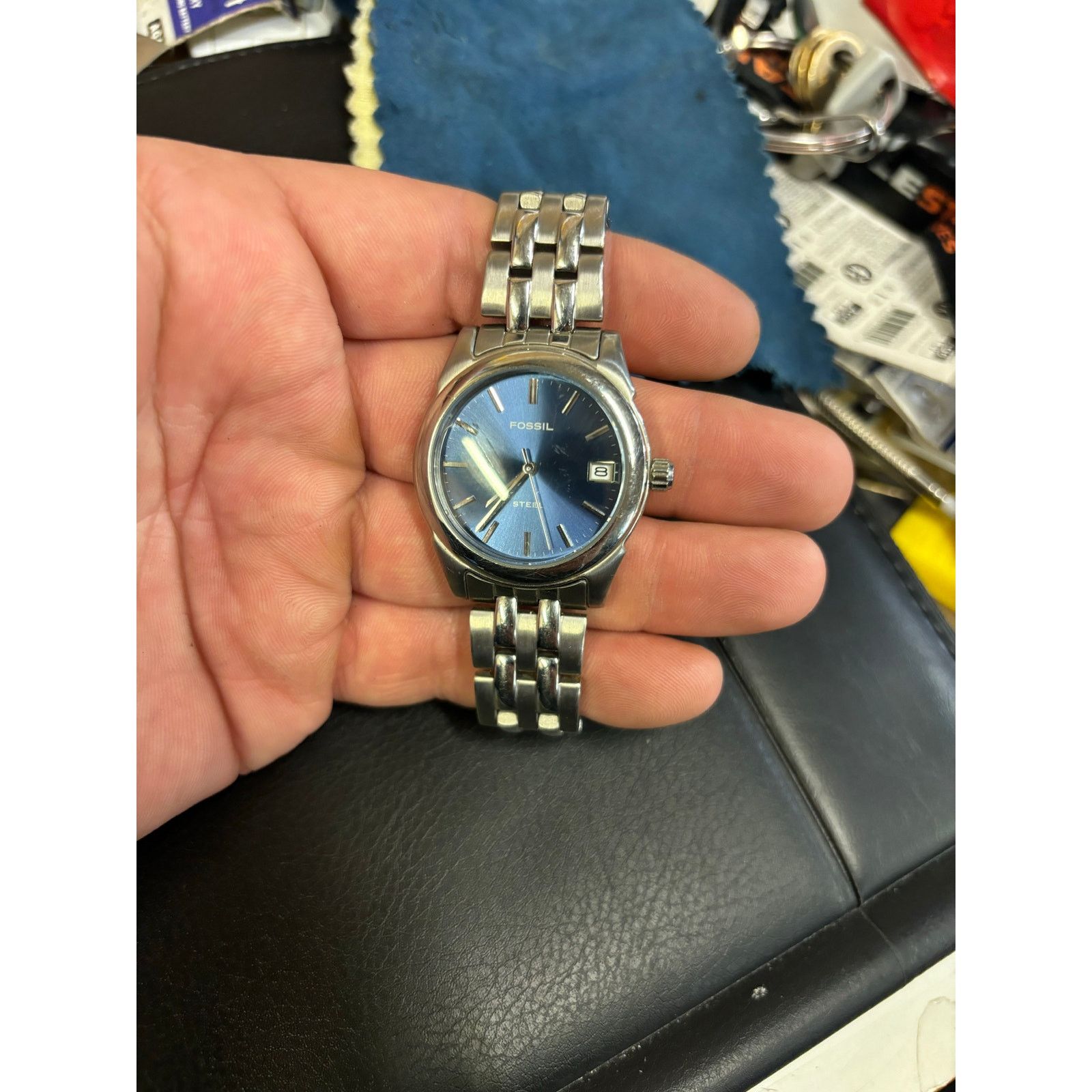 Fossil Fossil Steel FS-2643 Silver Tone Men’s Watch. Size ONE SIZE - 3 Thumbnail