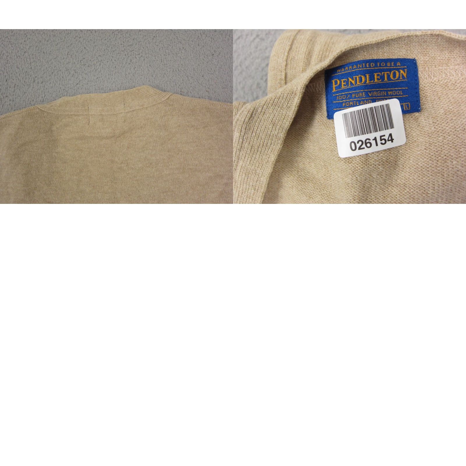 Pendleton VINTAGE Pendleton Cardigan Mens L Brown 100% Wool Knit Sweater 80s 90s Button Knit Wool Casual Formal Travel Mens Size US L / EU 52-54 / 3 - 10 Thumbnail