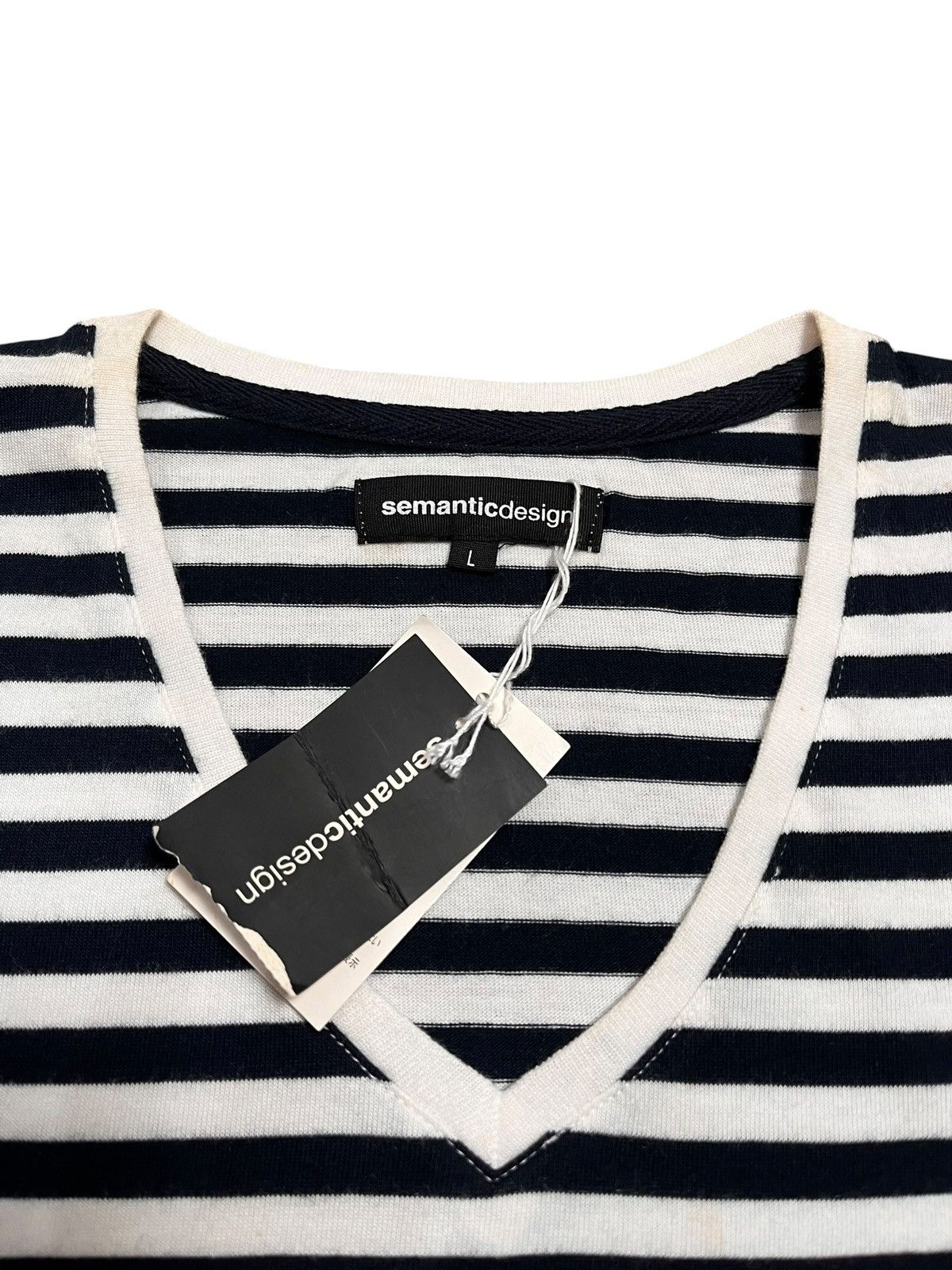 semanticdesign Semantic Design Striped Tee Size US M / EU 48-50 / 2 - 3 Thumbnail