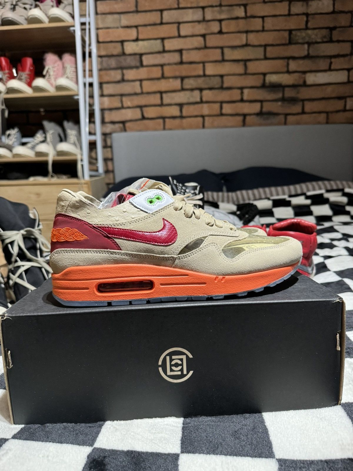 CLOT × Nike NEW NIKE KISS OF DEATH AIR MAX 1 CLOT Size US 10 / EU 43 - 6 Thumbnail