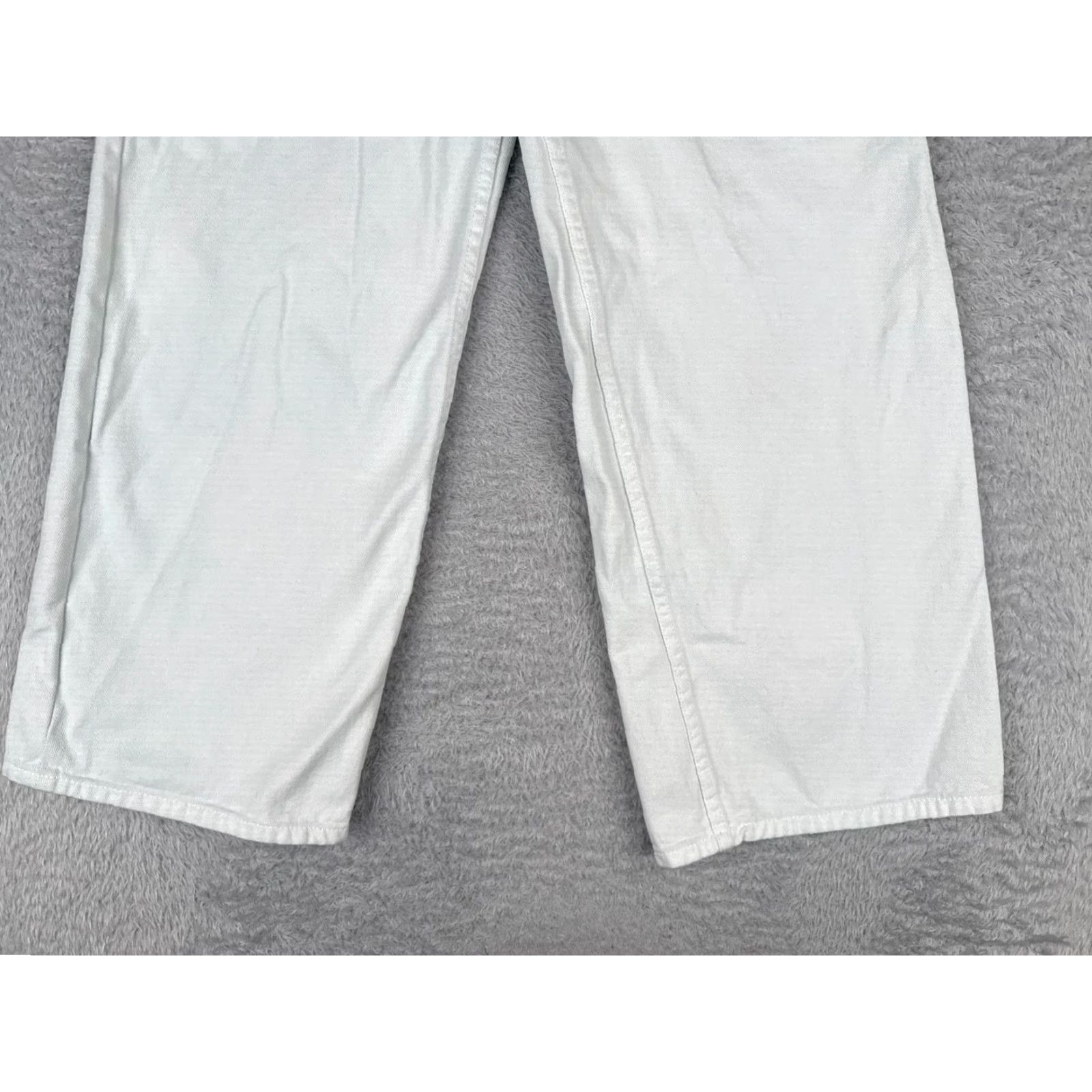 Vintage Motel Jeans Womens Blue Denim 26 30x29 Mid Rise Wide Leg 100% Cotton Distressed Size 26" / US 2 / IT 38 - 3 Thumbnail
