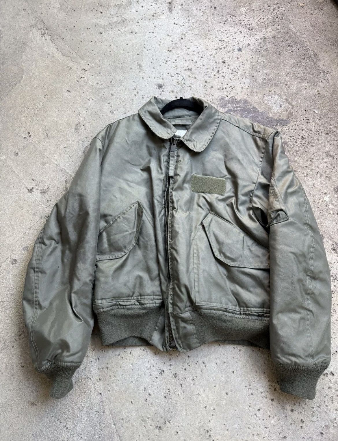 Vintage VINTAGE BOMBER JACKET OLIVE Size US XL / EU 56 / 4 - 1 Thumbnail